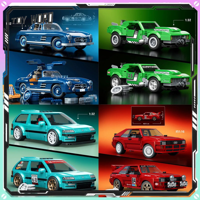 Mattel Toy Hot Wheels - Mainan Blok Bangunan Model Mobil Hot