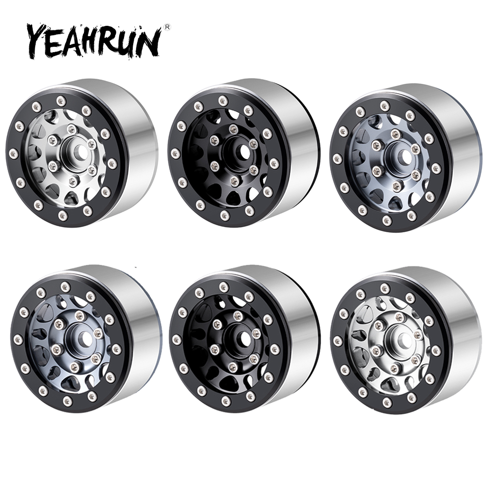 Tamiya Model Rc Car - YEAHRUN 4Pcs Velg Roda Aluminium Alloy