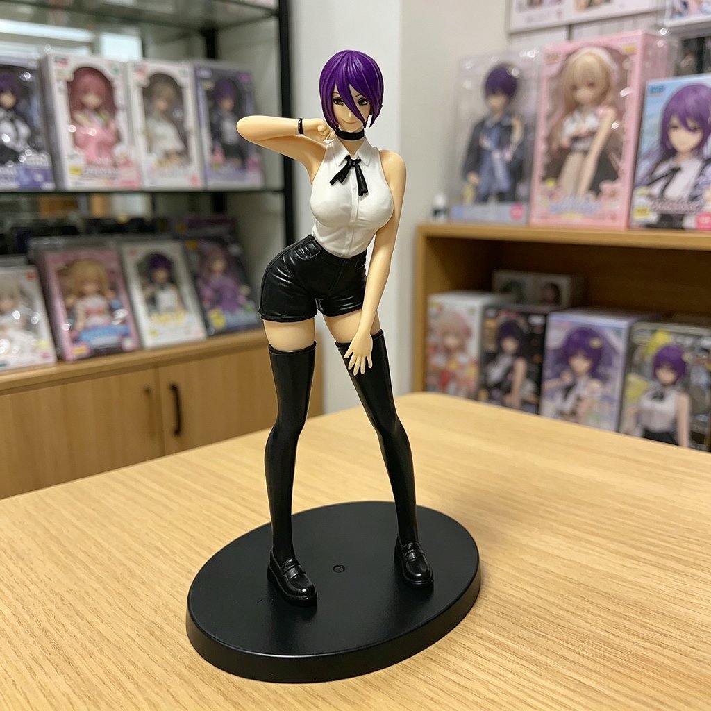 Action Figure Stand - Figur Anime Chainsaw Man 13-19CM, Figur