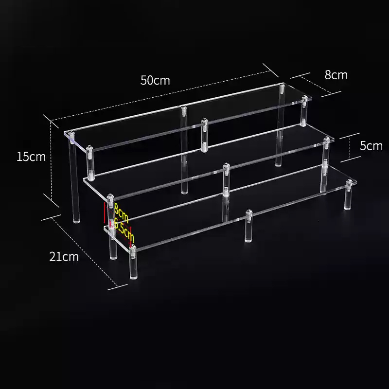 Pop Display Shelf - Rak Pajangan Riser Akrilik, Dudukan Pajangan