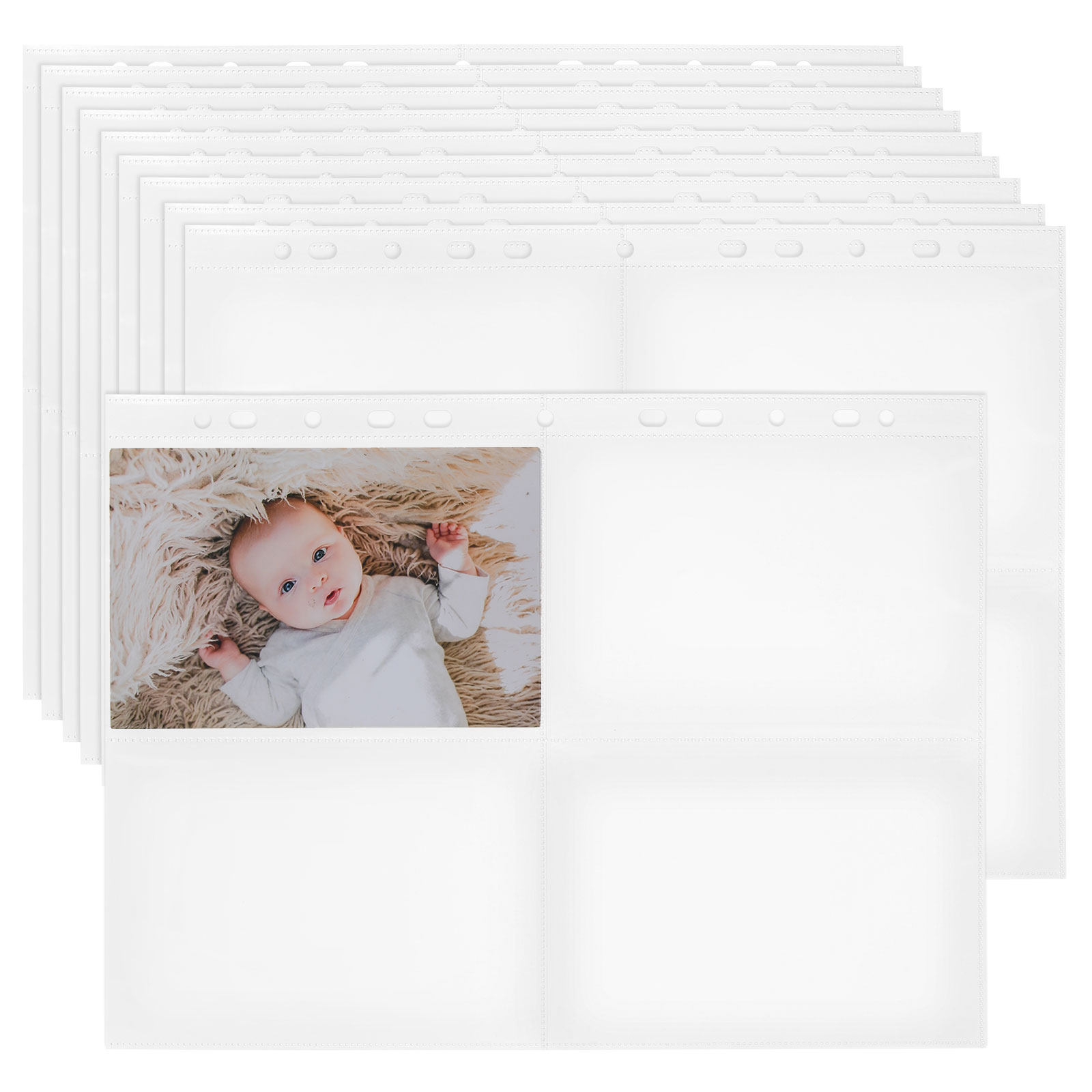 Trading Card Binder - 30 Lembar Binder Kartu A4 Dua