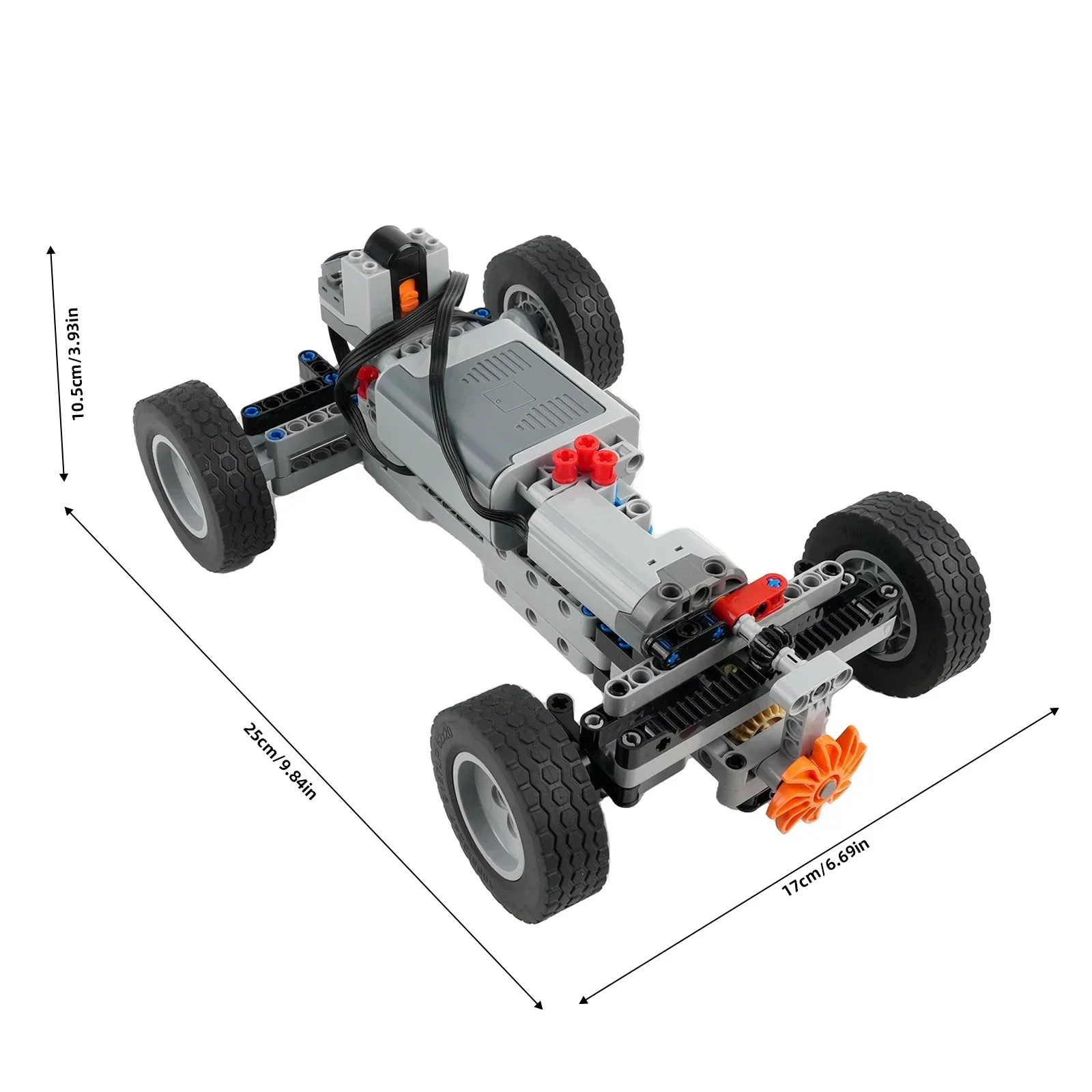 Sasis Mobil RC 4WD Set Listrik - Lego Set Technic ulasan dan harga