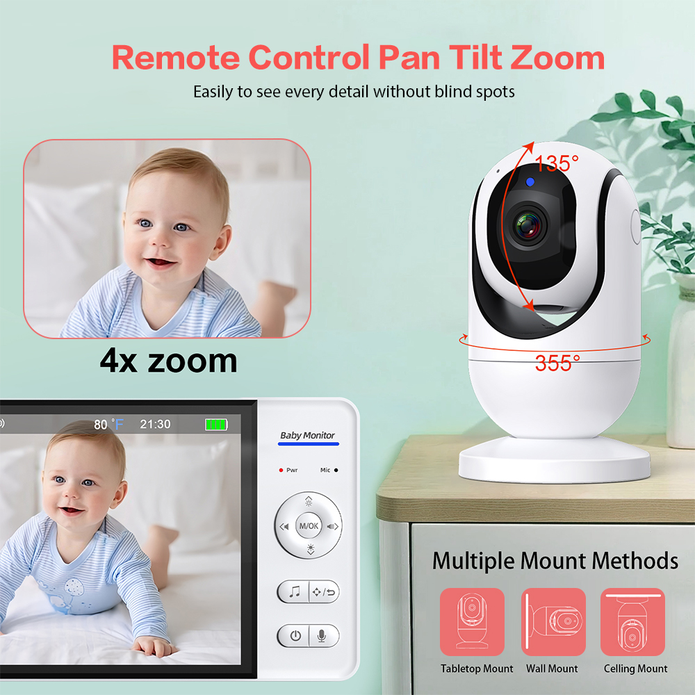 Video Monitor Bayi 7 ''1080P H - Graded Card Display ulasan dan harga