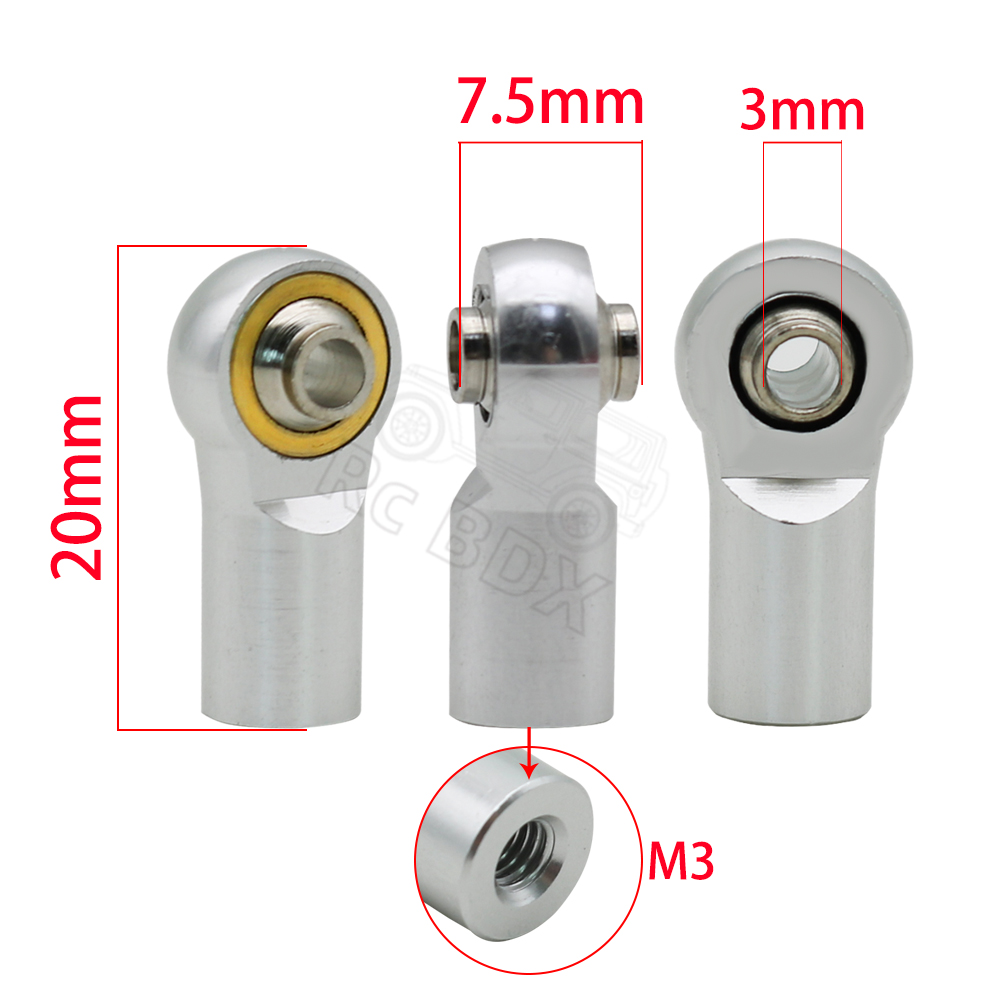 Logam M3 M4 Link Tie Rod End B - Tamiya Model Rc Car ulasan dan harga