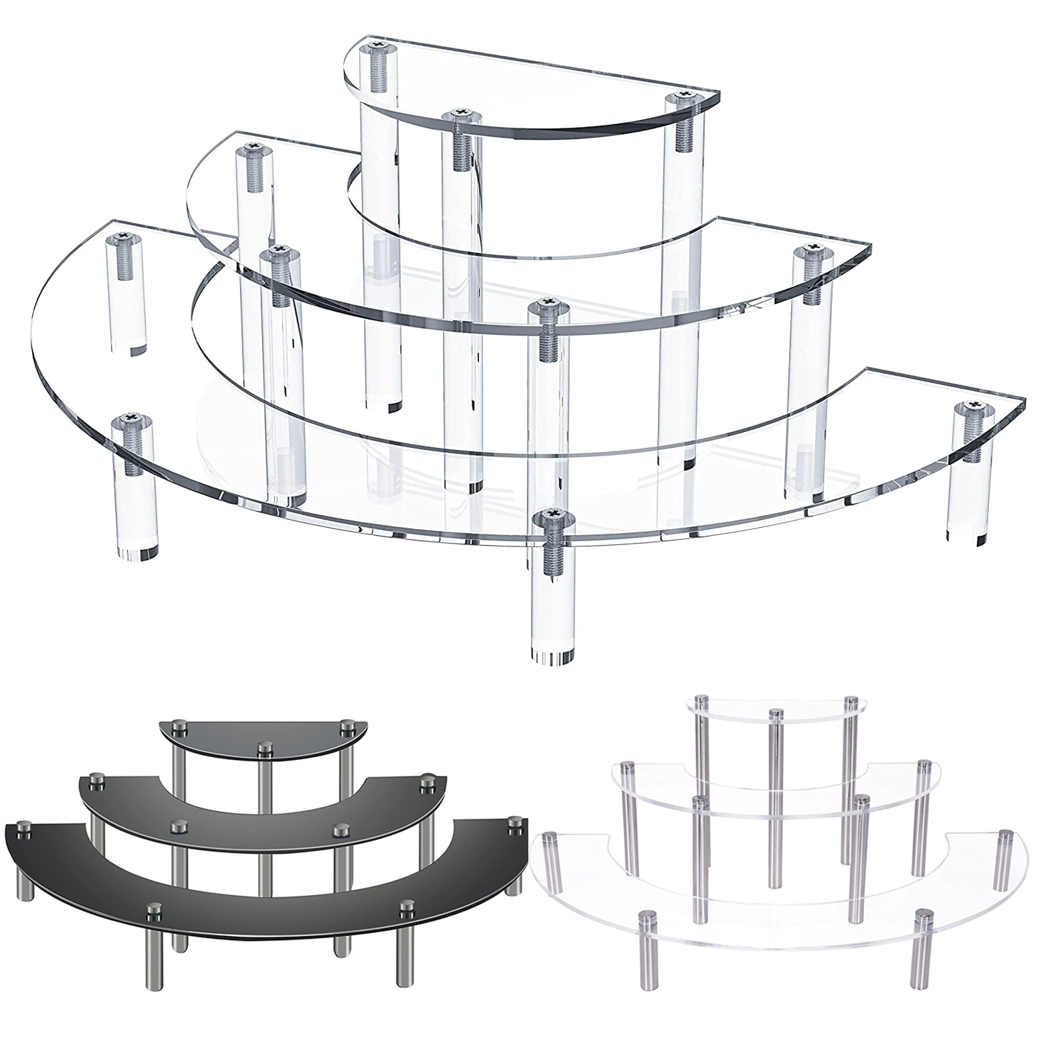 Stan Display Riser Stand Makan - Pop Display Shelf ulasan dan harga